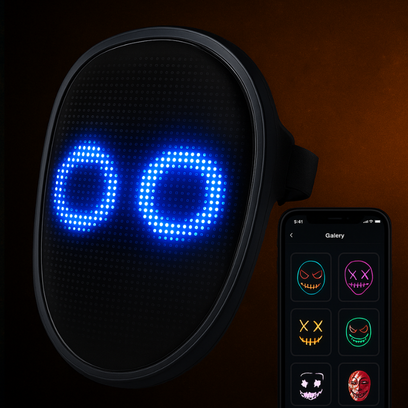 Masque LEDYLI — 100% personnalisable via appli